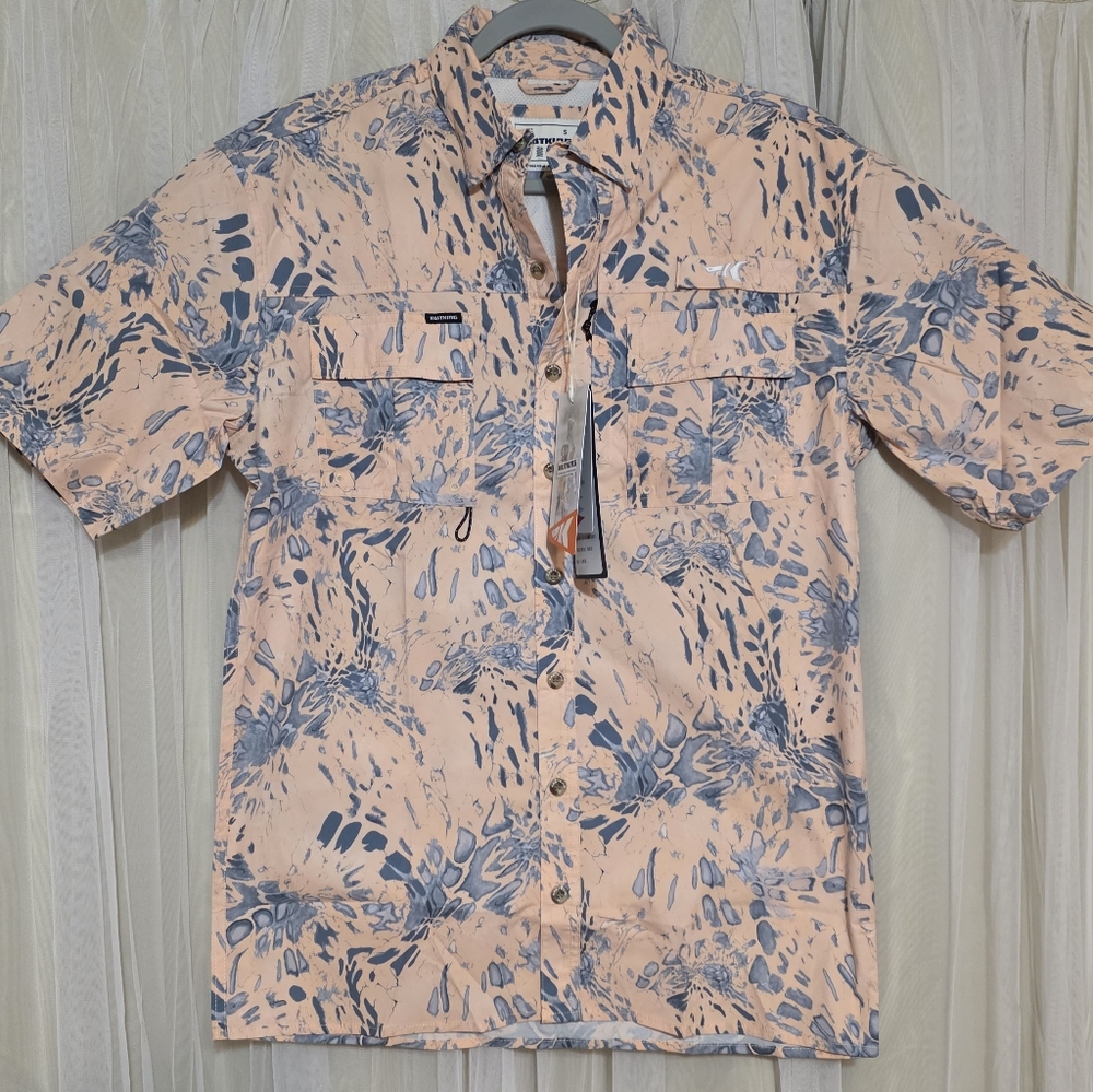 Men's KastKing Button Down Shirt NWT Size Small